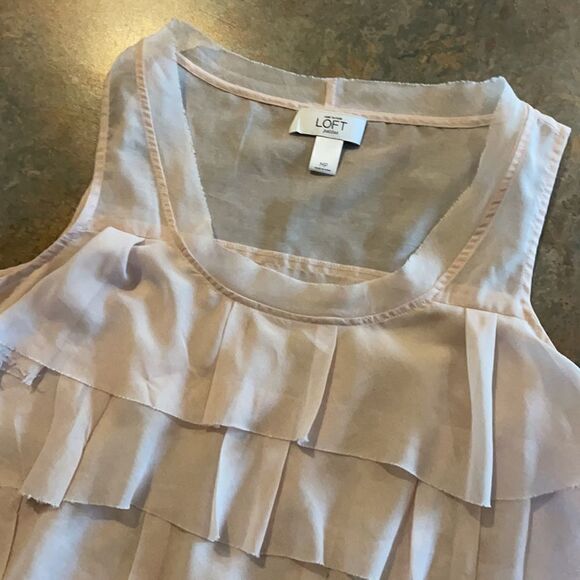 LOFT MP Sheer Tiered Tank - Picture 4 of 4